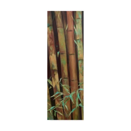 Suzanne Wilkins 'Bamboo Finale I' Canvas Art,10x32